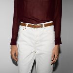 Belt with oval buckle - Image 2